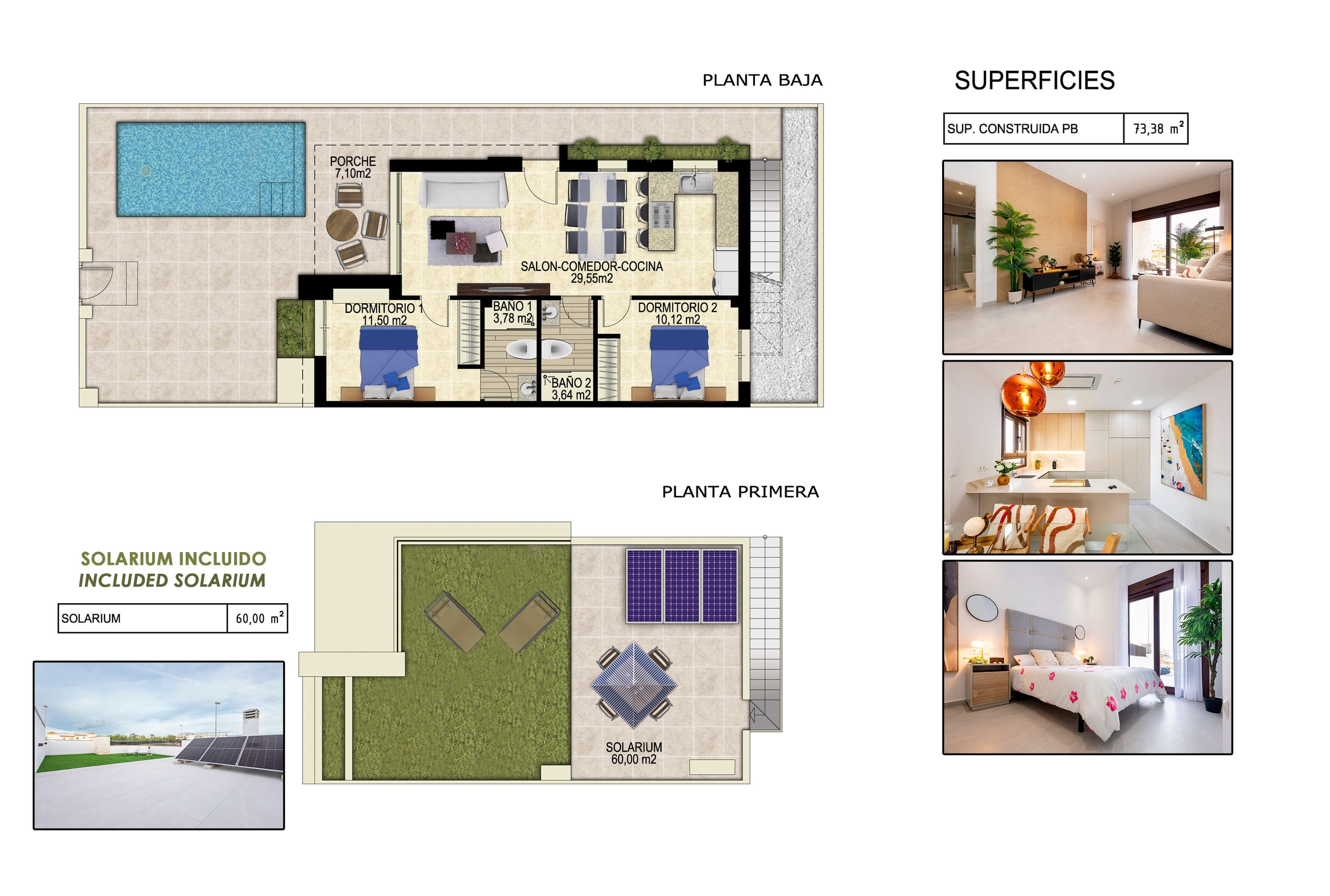 Azahar Villa - Floor Plans