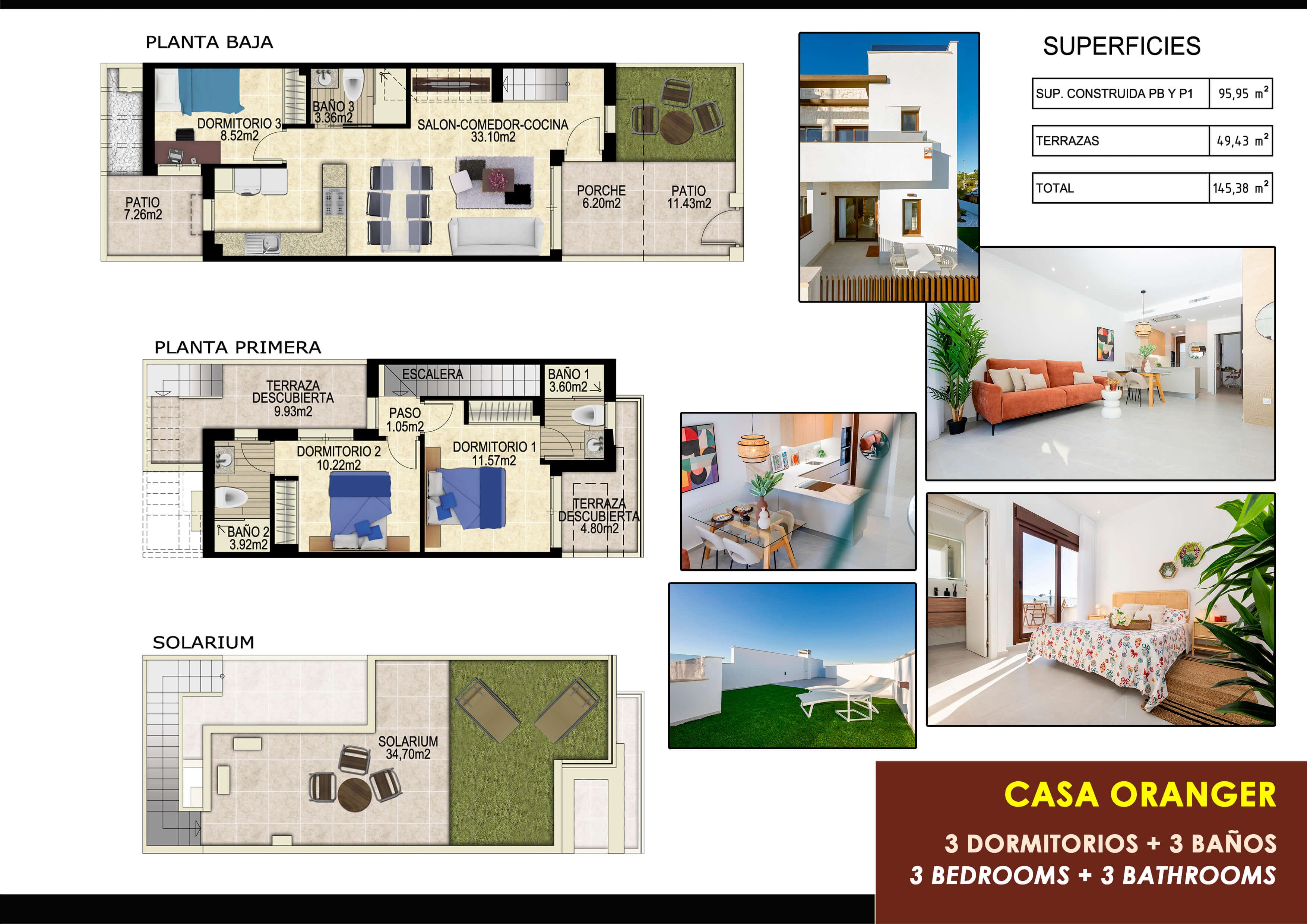 Oranger Townhouse - Floor Plans