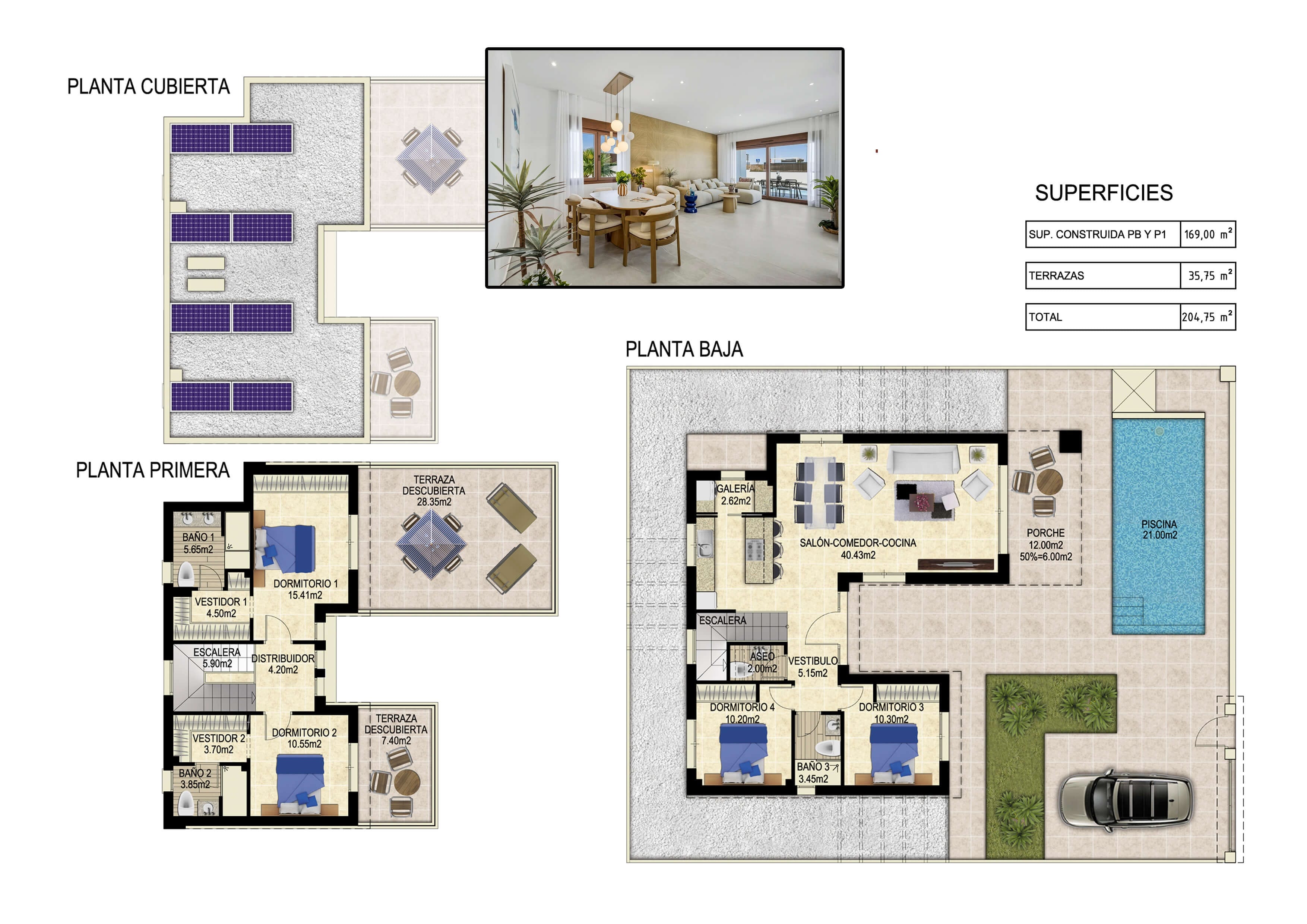 Valencia Villa - Floor Plans